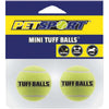 Petsport USA Tuff Ball Dog toy Yellow 2 pk, 1.5 in - Kwik Pets