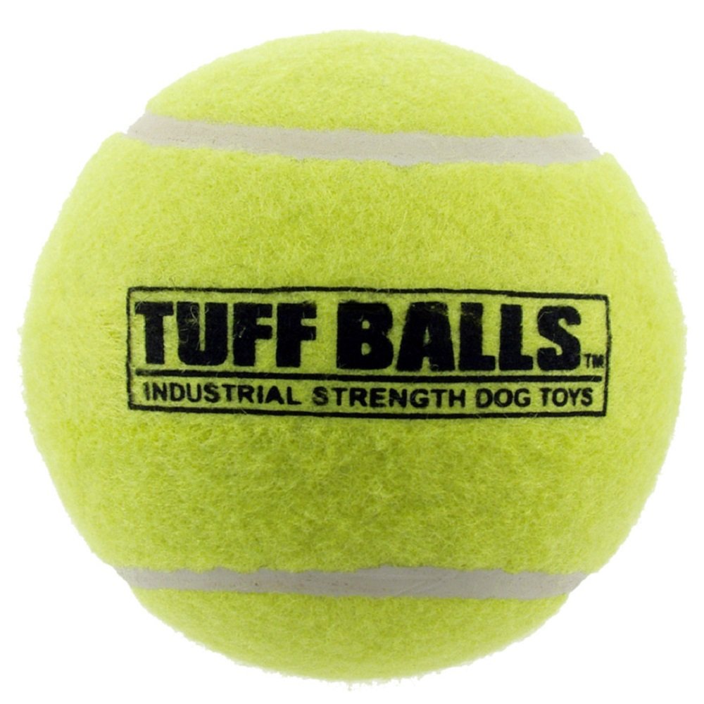Petsport USA Tuff Ball Dog toy Yellow 2.5 in - Kwik Pets