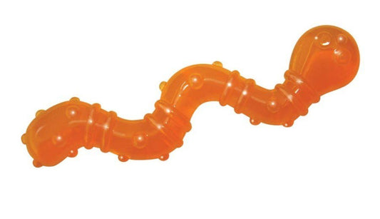 Petstages ORKAKat Catnip Infused Wiggle Worm Cat Toy Orange, One Size - Kwik Pets
