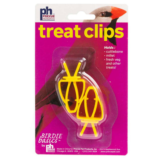 Prevue Pet Products Treat Clips Yellow, 2ct - Kwik Pets
