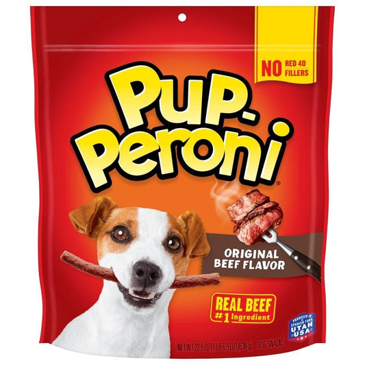 Pup-Peroni Beef Dog Treats, 22.5 oz - Kwik Pets
