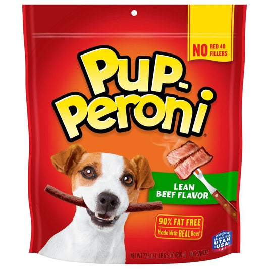 Pup-Peroni Lean Beef Dog Treats, 22.5 oz - Kwik Pets