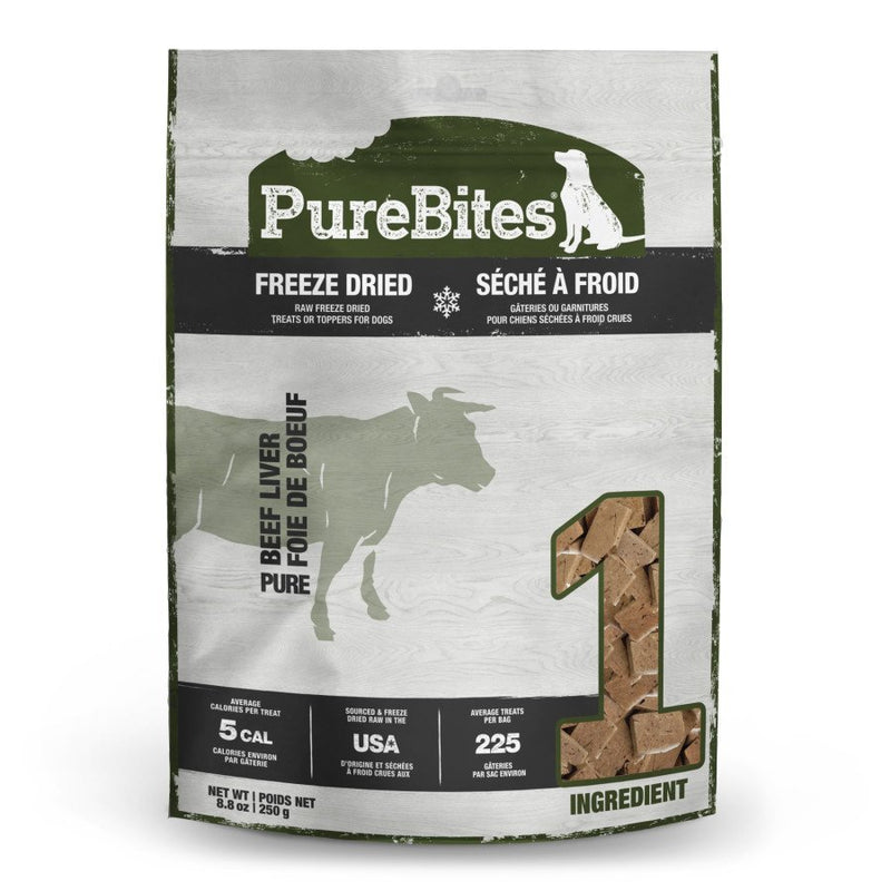PureBites Beef Liver Freeze Dried Dog Treats, 8.8 oz - Kwik Pets