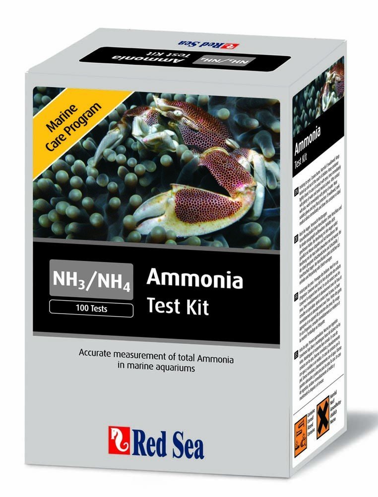 Red Sea Marine Care Program Ammonia Test Kit 100ct - Kwik Pets