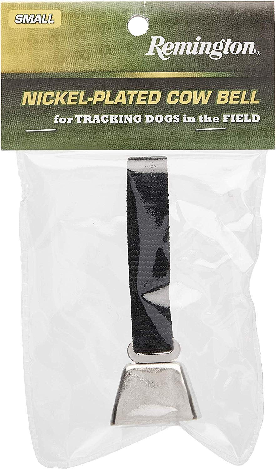 Remington® Nickel Cow Bell for Dogs Small Black - Kwik Pets