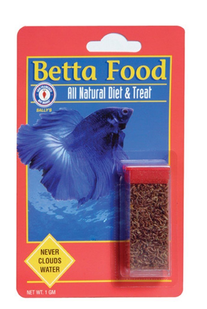 San Francisco Bay Brand Betta Food-Vial (Bloodworms) Fish Food 1gm - Kwik Pets