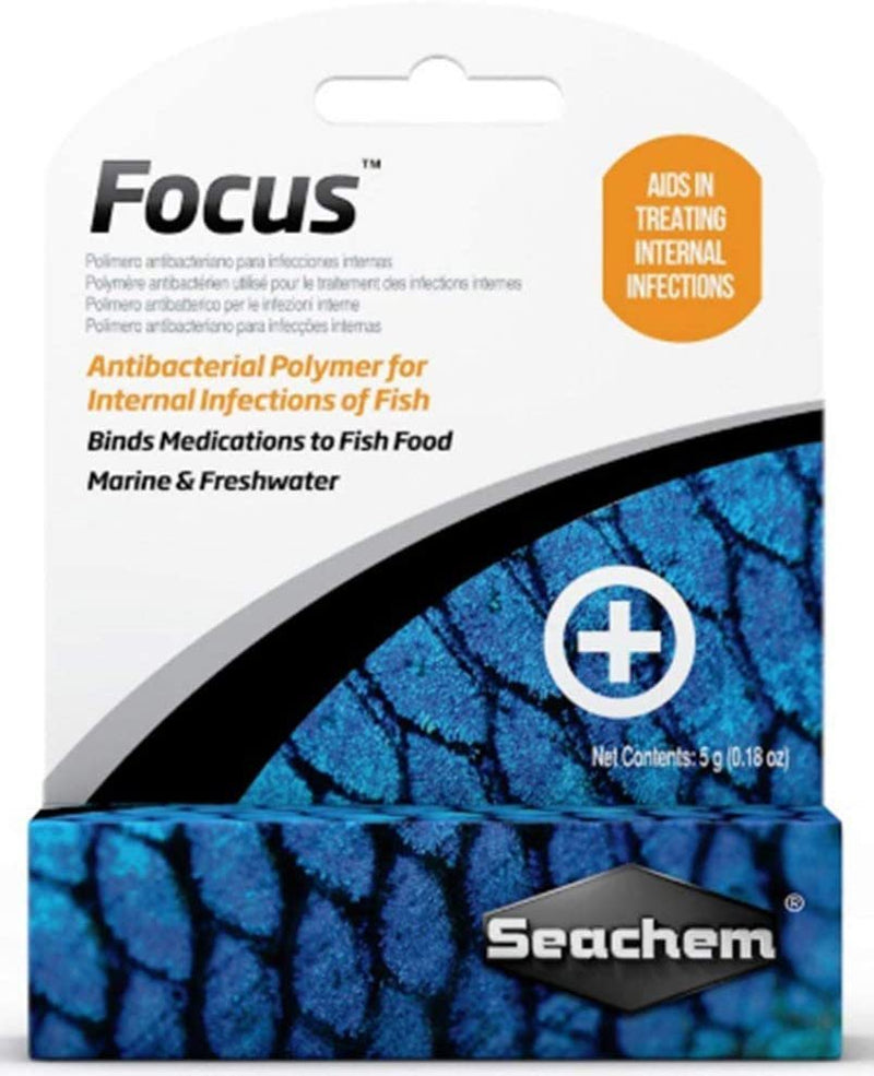 Seachem Focus Antibacterial Polymer 5gm/0.2oz - Kwik Pets