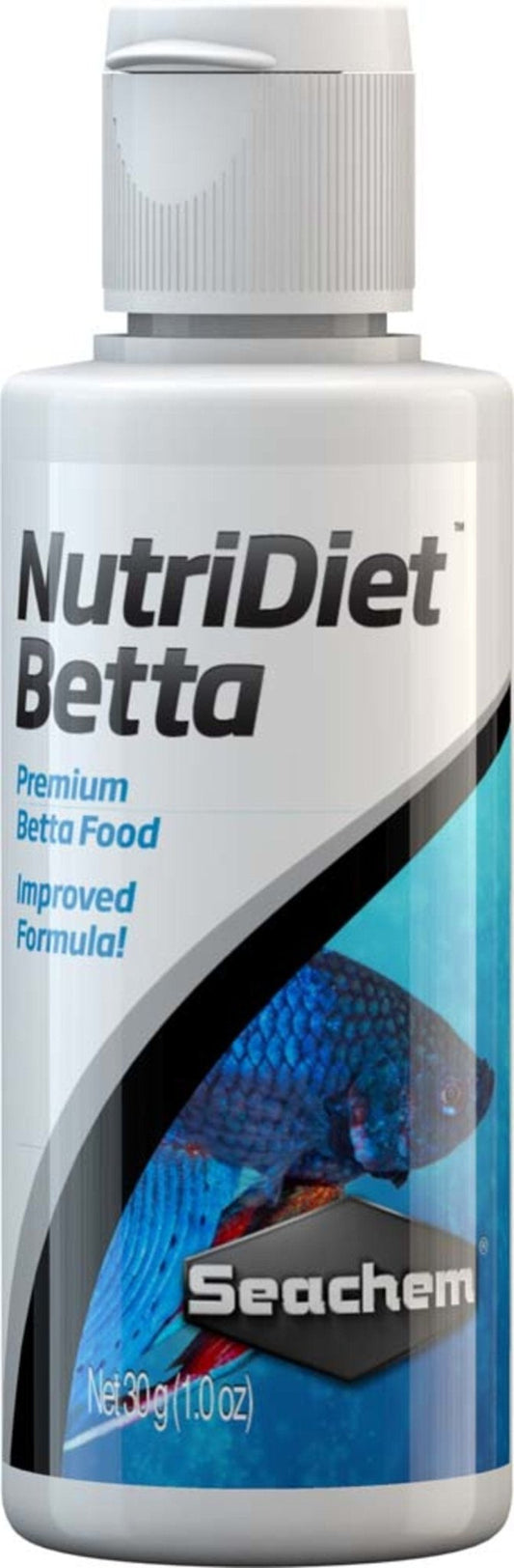 Seachem Laboratories NutriDiet Betta with Probiotics Fish Food 1 oz - Kwik Pets