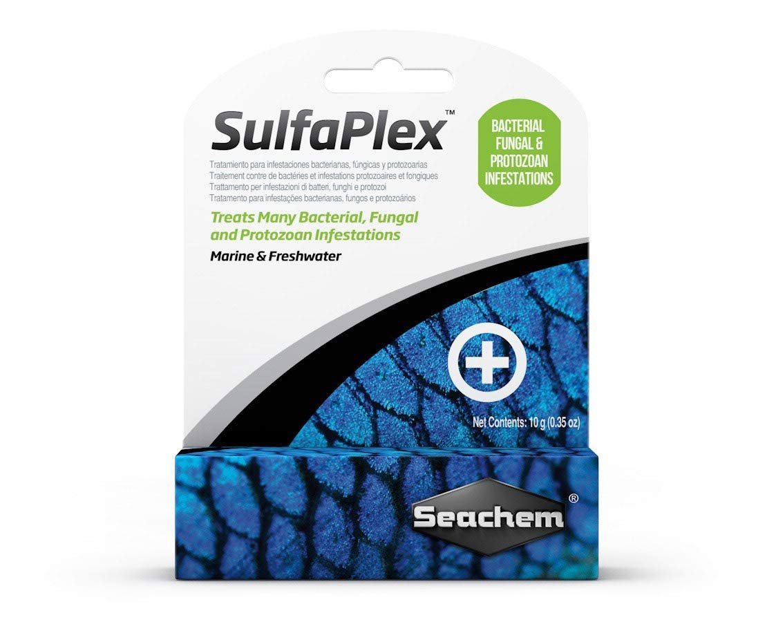 Seachem Laboratories Sulfaplex Antibiotic and Anti-fungal Medication 0.4 oz - Kwik Pets