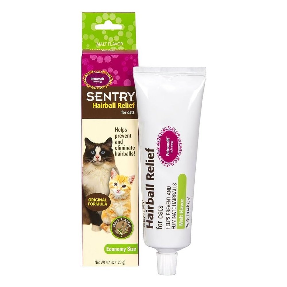 Sentry Cat Hairball Relief Malt Flavor 4.4 oz - Kwik Pets