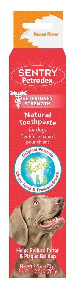 SENTRY Petrodex VS Natural Dental Care Kit Dog Peanut Toothpaste - Kwik Pets