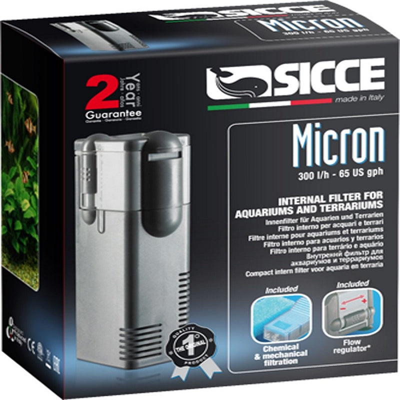 Sicce Micron Internal Filter - 65 GPH - Kwik Pets