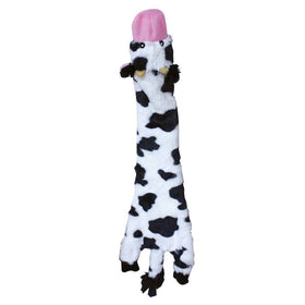 Skinneeez Crinkler Dog Toy Cow 14 in - Kwik Pets
