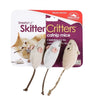 SmartyKat SkitterCritters Catnip Mice 3pk - Kwik Pets