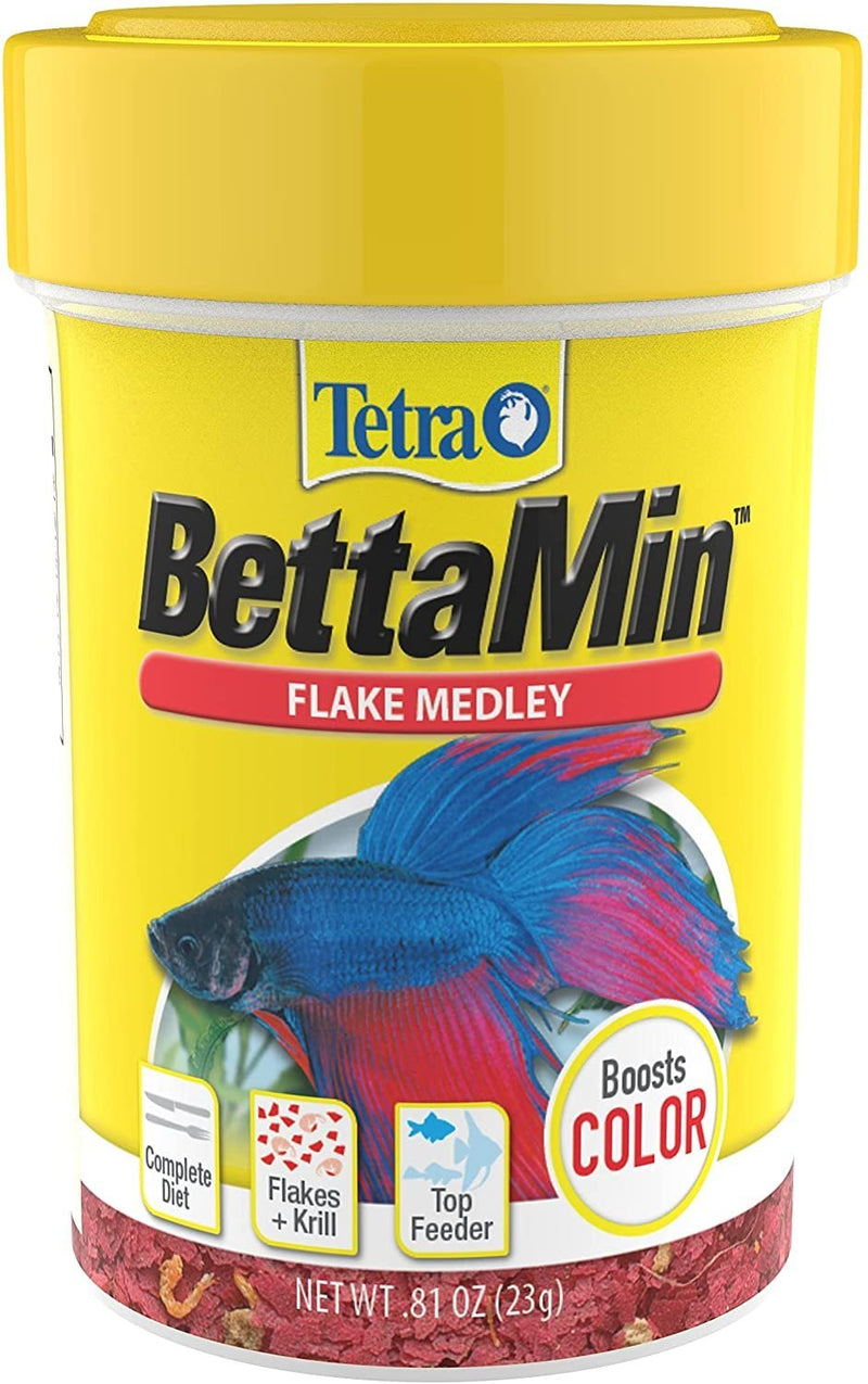 Tetra BettaMin Flakes Fish Food 0.81 oz - Kwik Pets