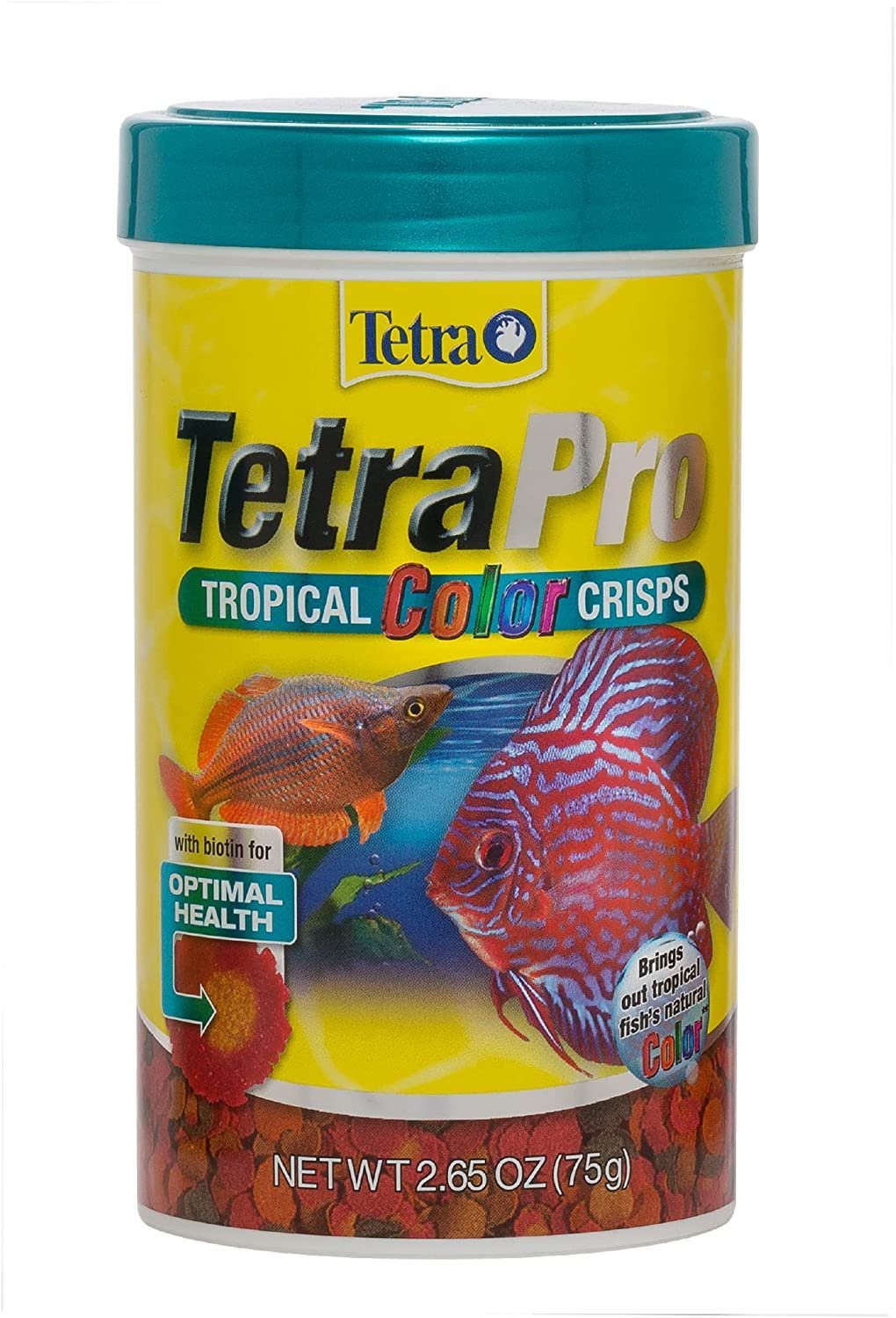 Tetra Pro Tropical Color Crisps Fish Food 2.65 oz - Kwik Pets