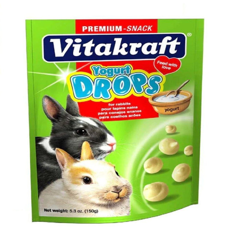 Vitakraft Drops with Yogurt Treat for Rabbit 5.3 oz - Kwik Pets