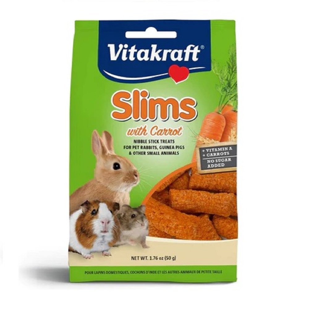 Vitakraft Pet Rabbit Slims with Carrot 1.76 oz - Kwik Pets