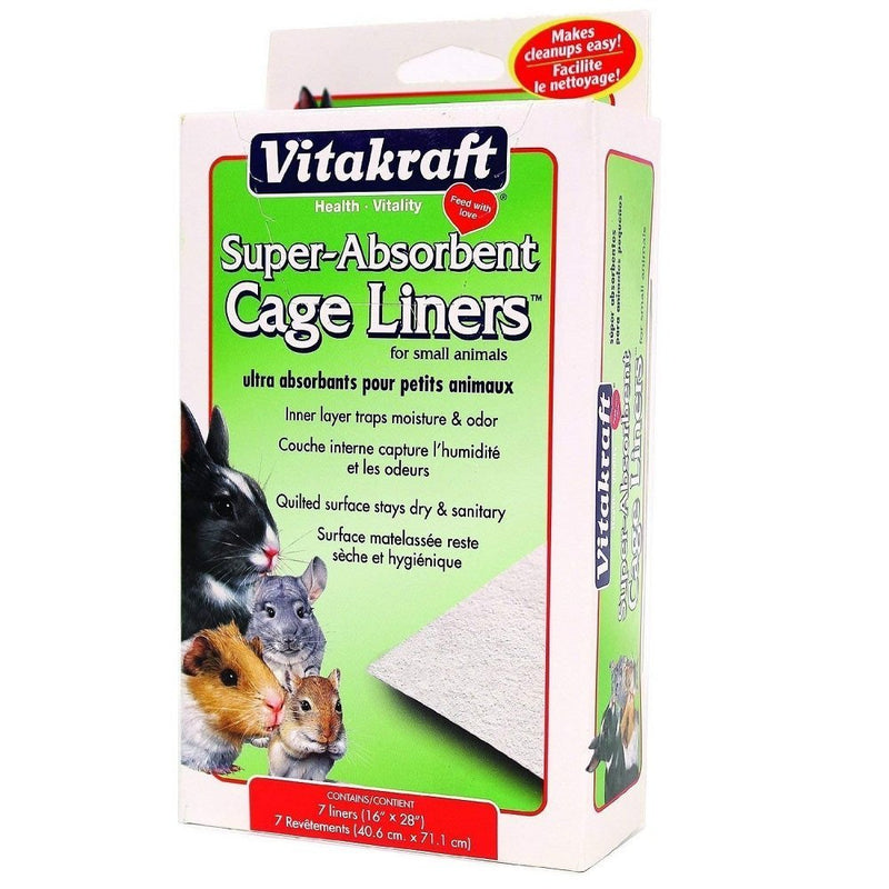 Vitakraft Small Animal Absorbant Cage Liners - Kwik Pets