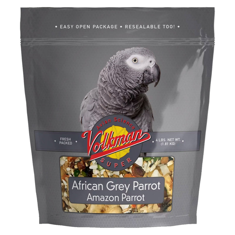 Volkman Seed Avian Science African Grey Parrot 4lb - Kwik Pets
