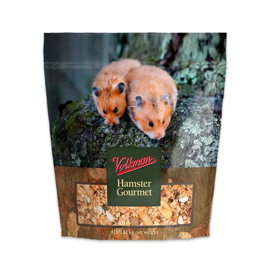 Volkman Seed Company Small Animal Hamster Gourmet Dry Food, 4 lb - Kwik Pets