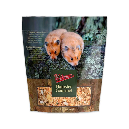 Volkman Seed Company Small Animal Hamster Gourmet Dry Food, 4 lb - Kwik Pets